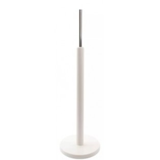 White Wooden Round Leg and Top